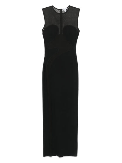 Semi-Sheer Maxi Dress