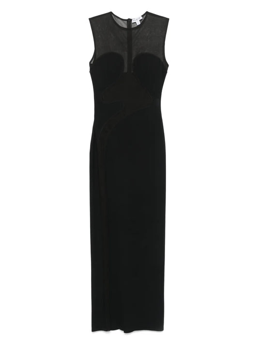 Semi-Sheer Maxi Dress