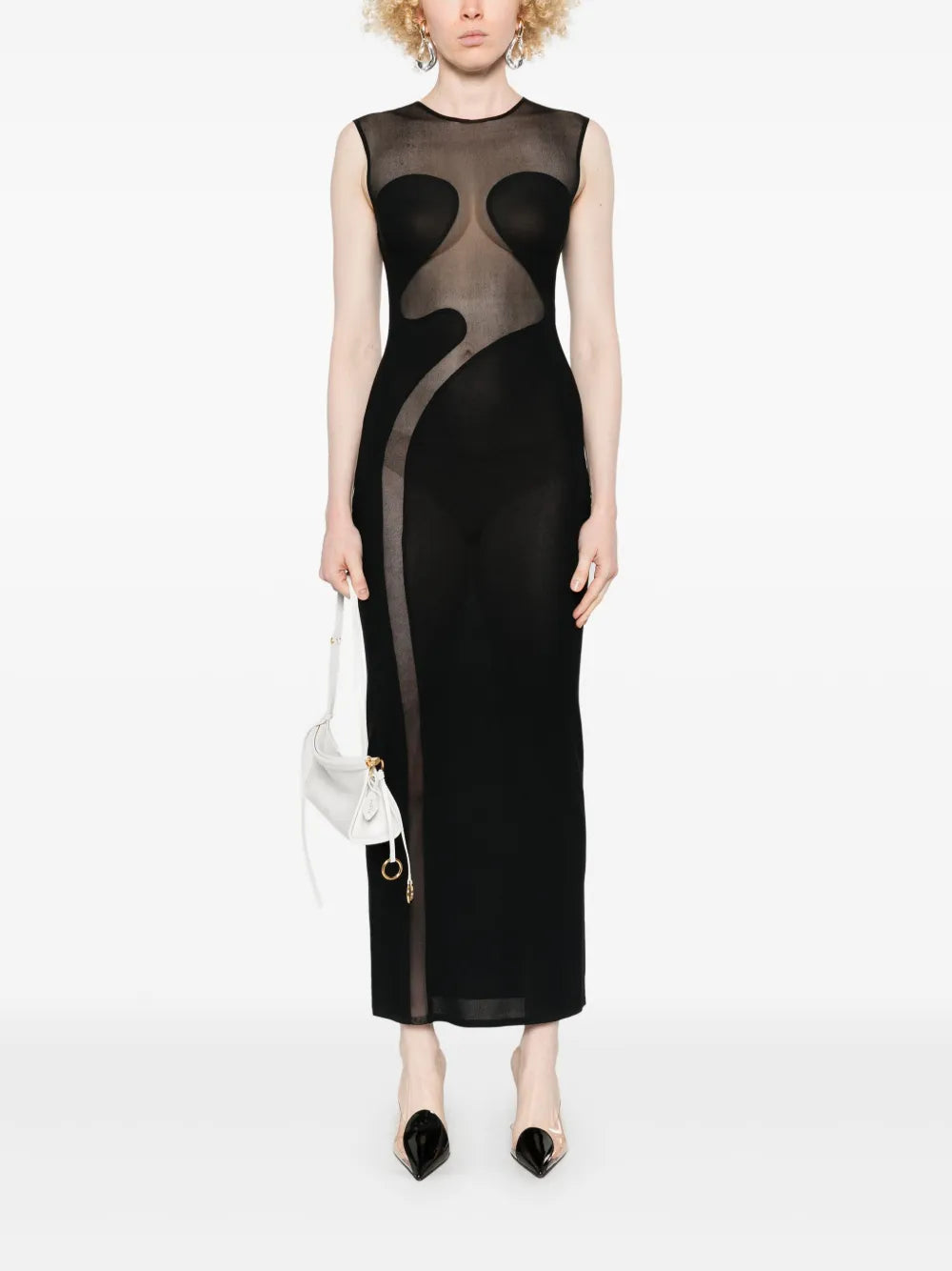 Semi-Sheer Maxi Dress