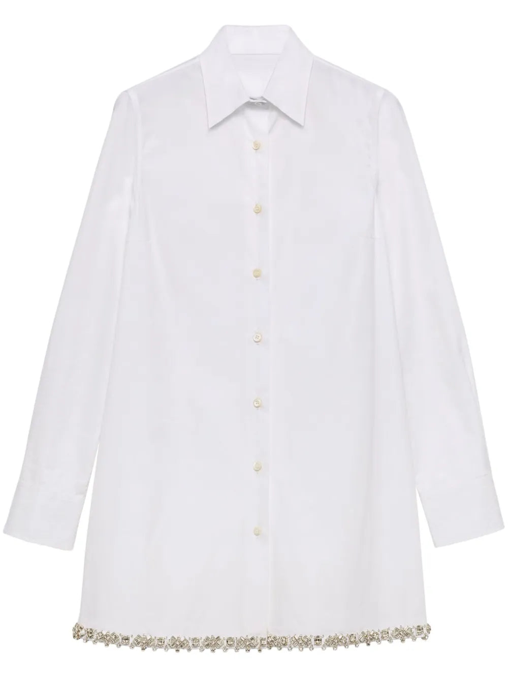 Embroidered Poplin Shirt