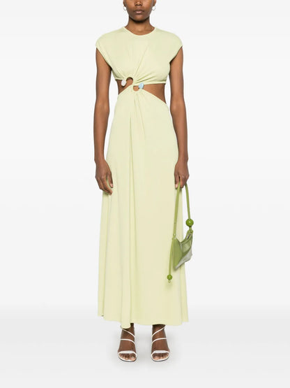 S-Buckle Maxi Dress