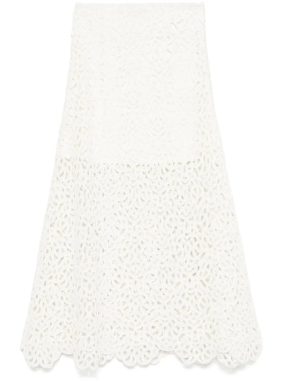 Embroidered Maxi Skirt