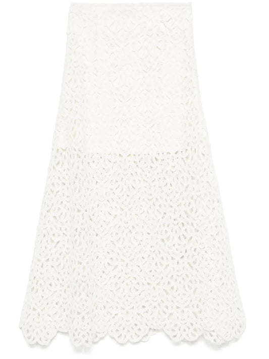 Embroidered Maxi Skirt