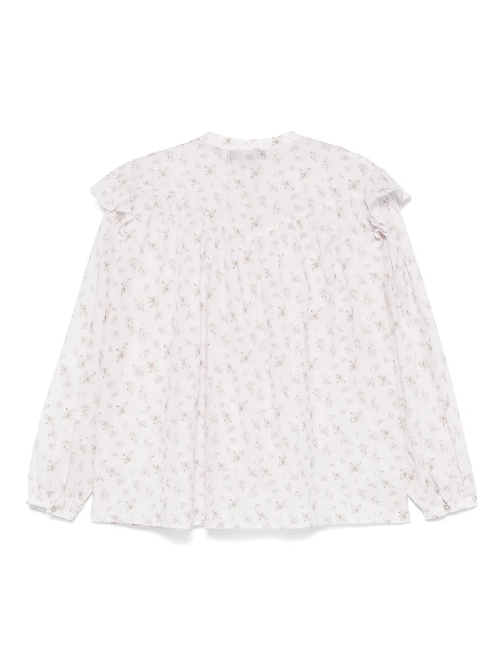 Floral-Print Blouse