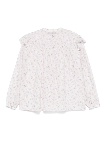 Floral-Print Blouse