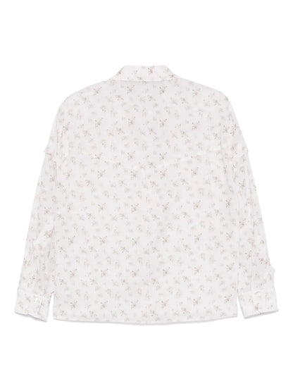 Floral-Print Blouse