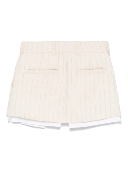 Pinstripe Mini Skirt