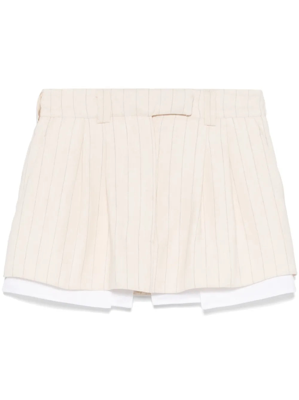 Pinstripe Mini Skirt