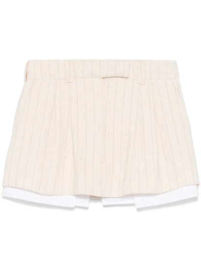 Pinstripe Mini Skirt