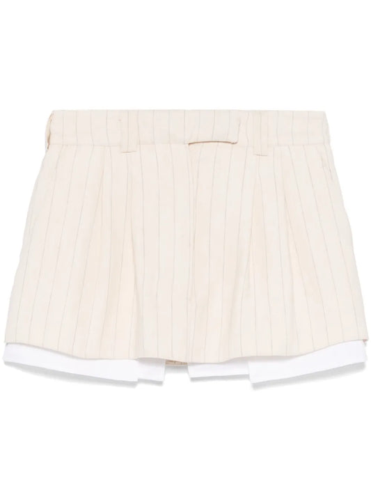 Pinstripe Mini Skirt