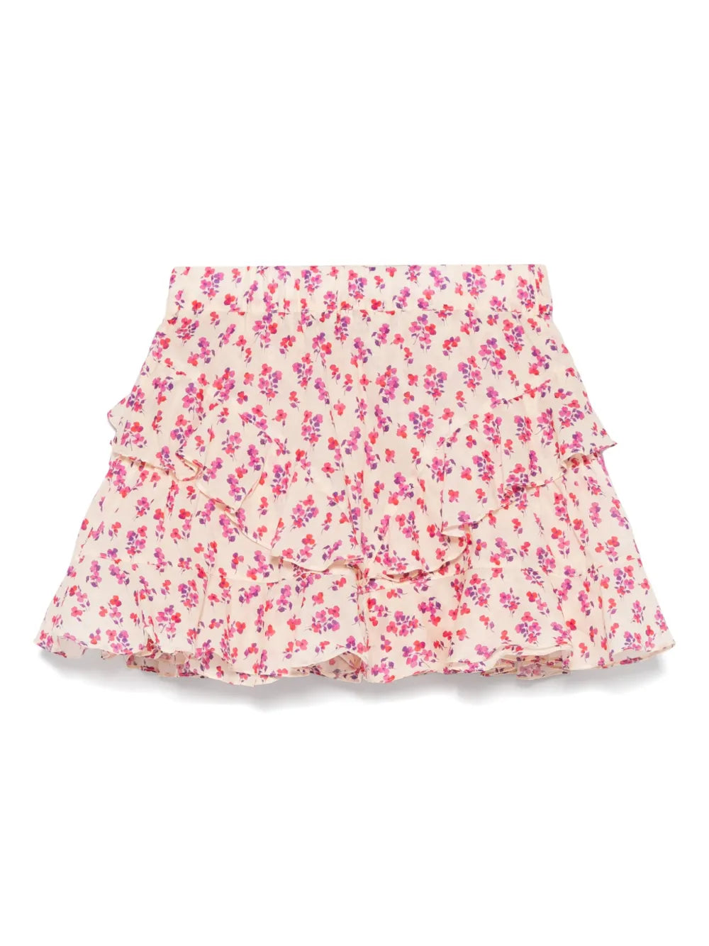 Printed Ruffled Shorts