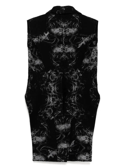 Graphic-Print Blazer