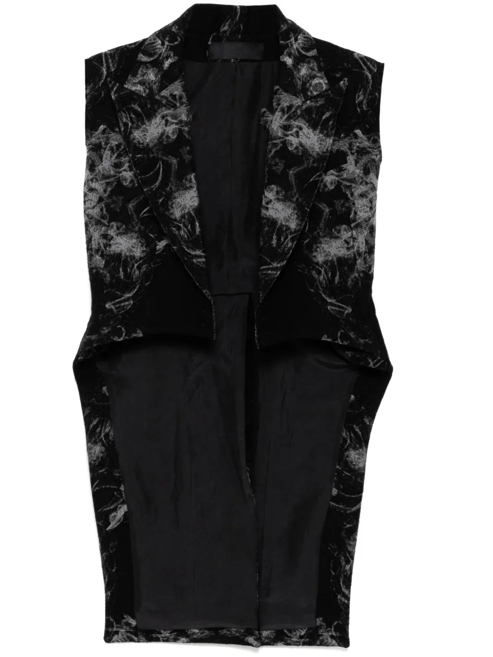 Graphic-Print Blazer