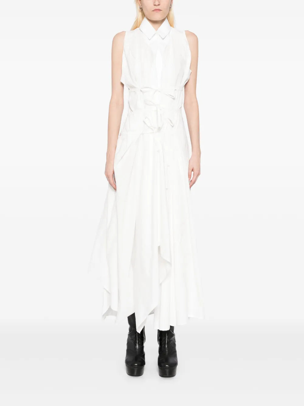 Asymmertic Shirt Dress