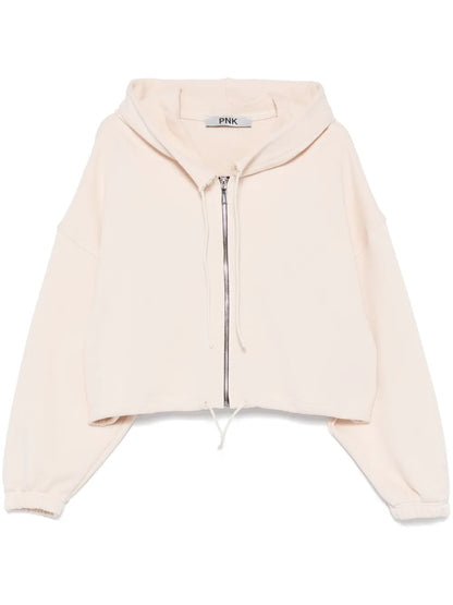 Cotton Cropped Hoodie