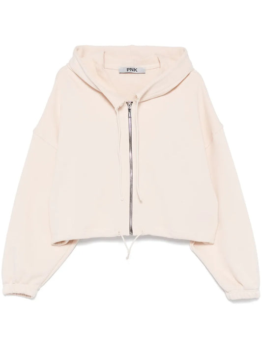 Cotton Cropped Hoodie