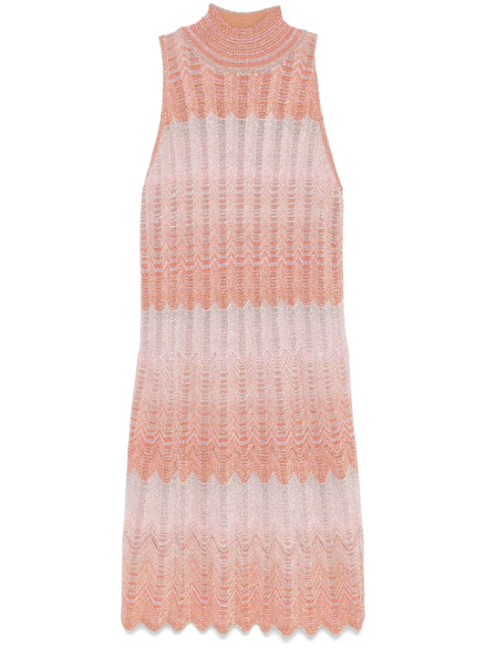 Greek-Motif Mini Dress