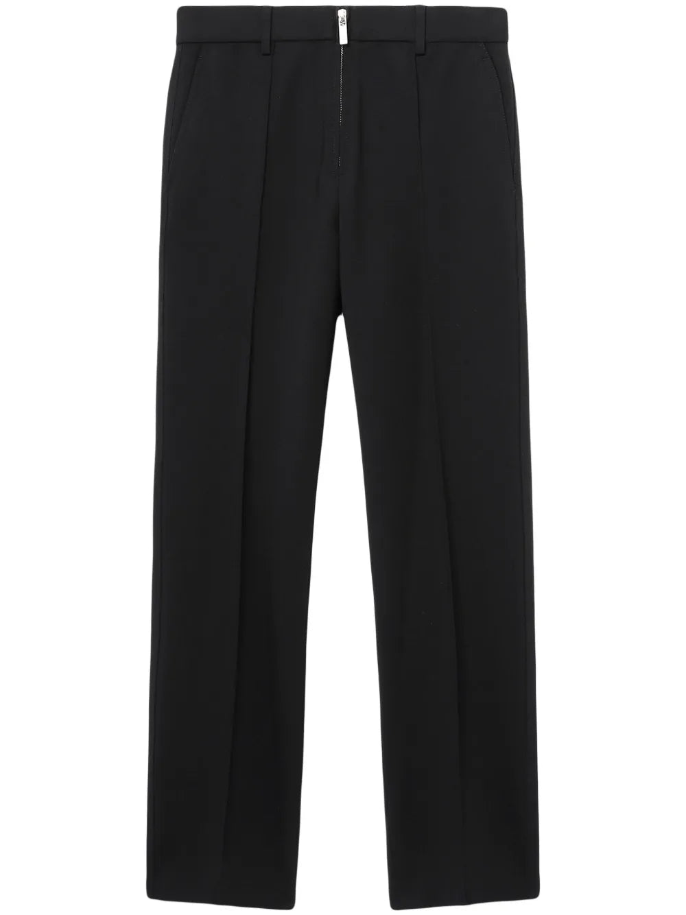 Exposed-Zip Trousers