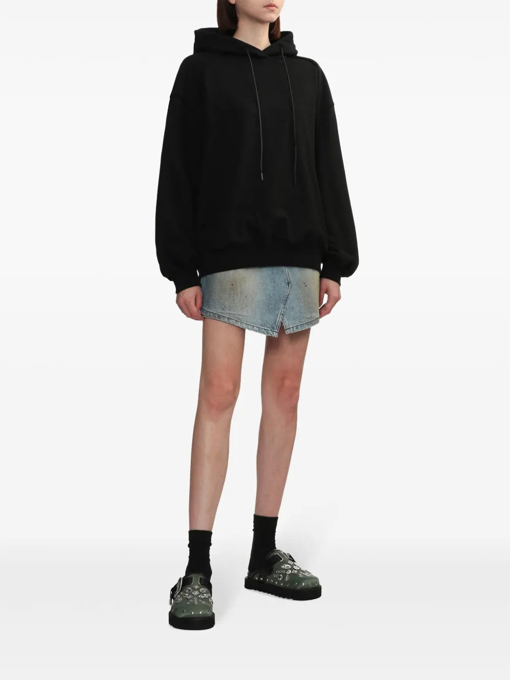 Rose-Print Hoodie