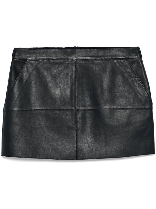 Leather Mini Skirt