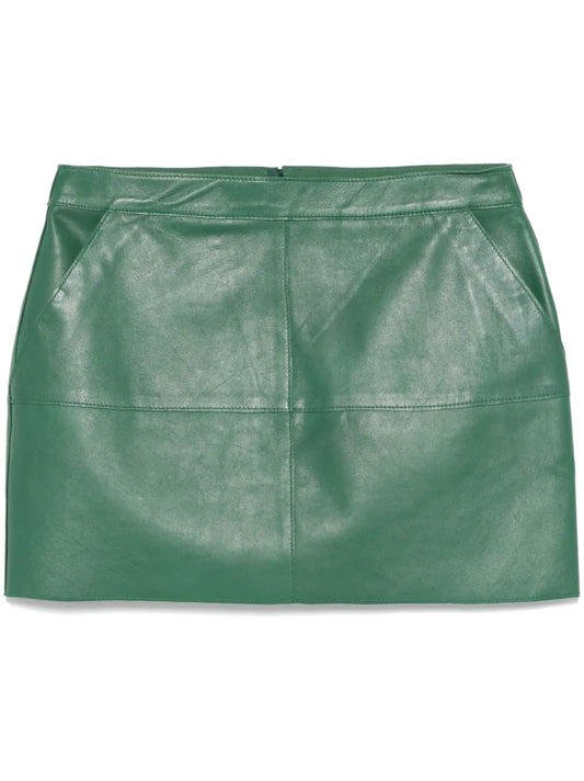 Leather Mini Skirt