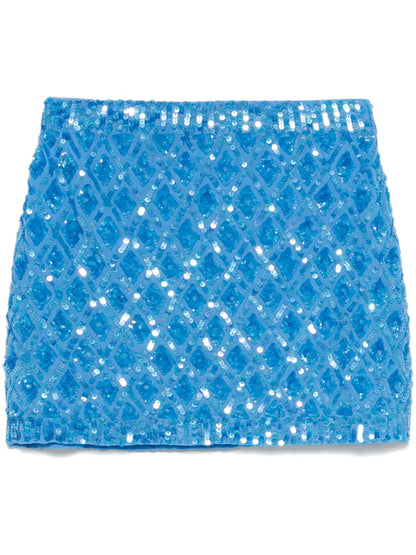 Sequined Mini Skirt