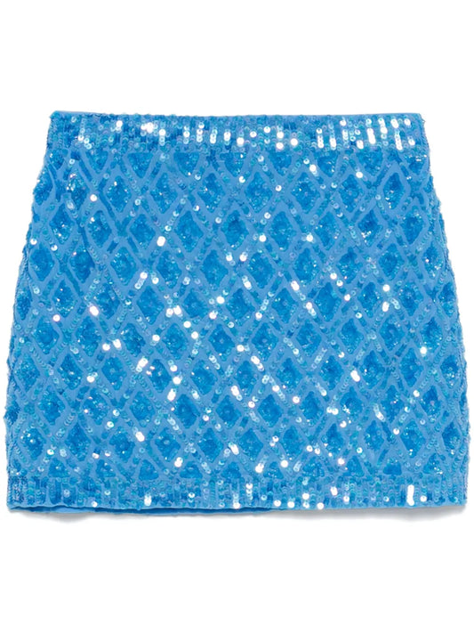 Sequined Mini Skirt