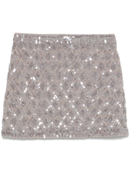 Sequinned Mini Skirt