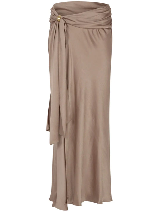 Wrapped Maxi Skirt