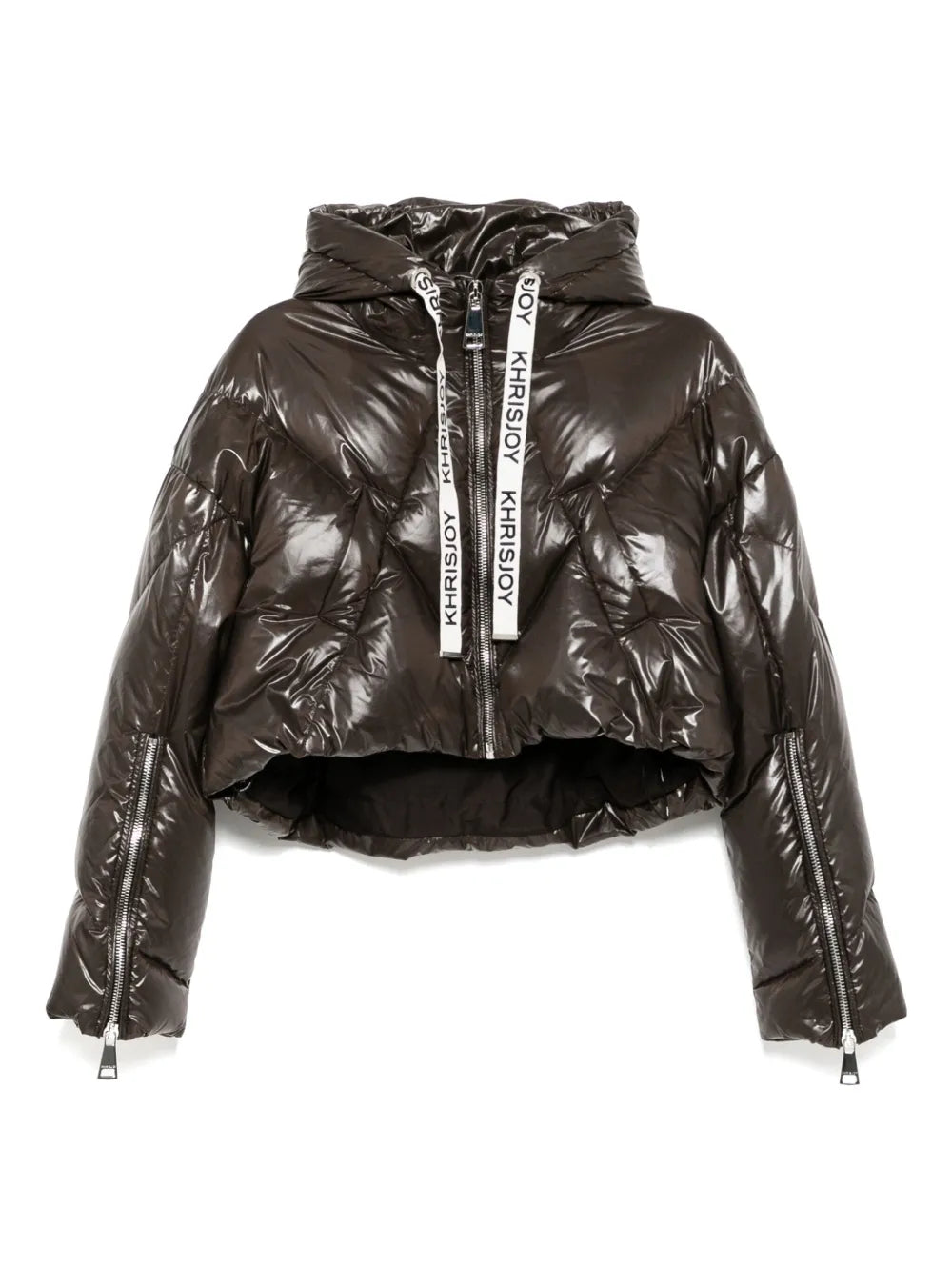 Khris Cropped Shiny Jacket