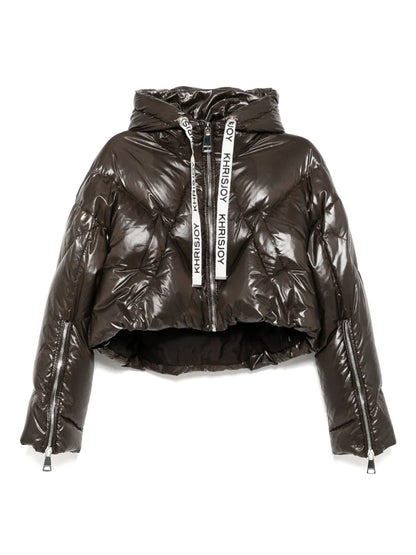 Khris Cropped Shiny Jacket