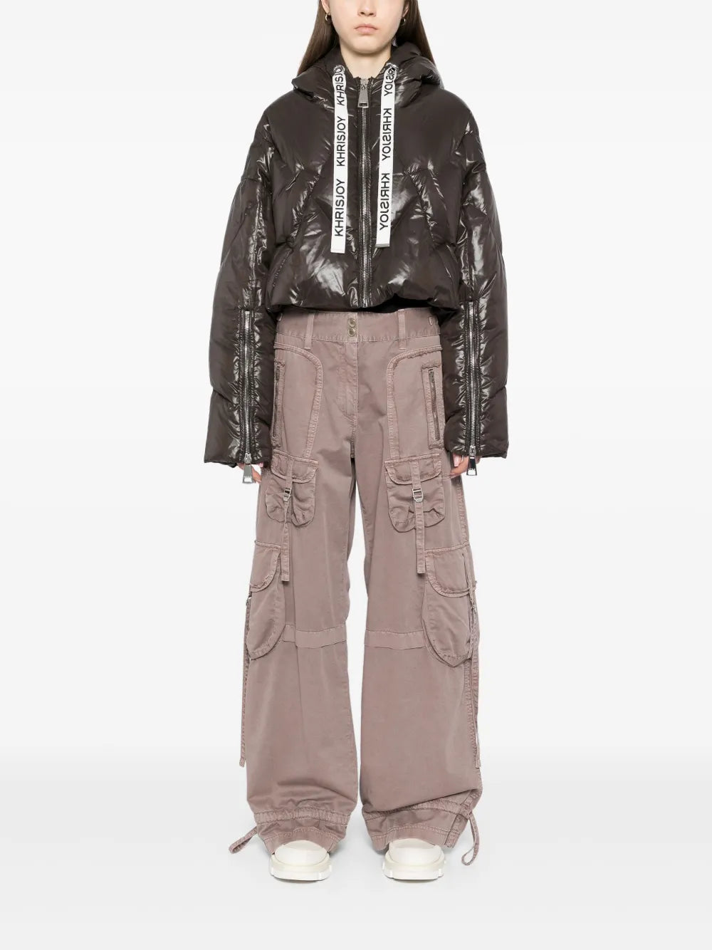 Khris Cropped Shiny Jacket