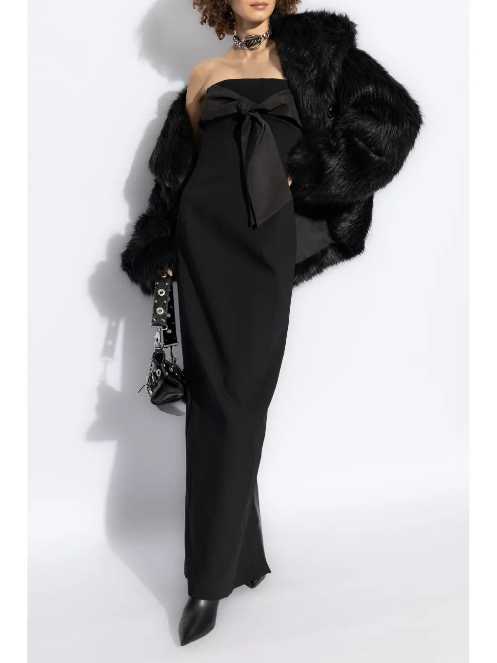 Bow-Detail Maxi Dress
