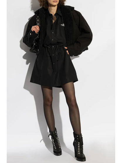 Logo-Print Mini Dress