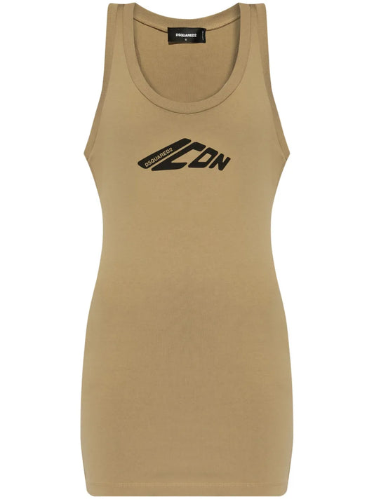 Icon-Motif Mini Dress