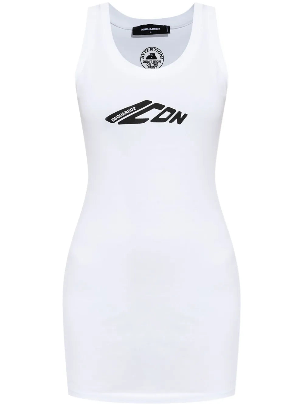 Logo-Print Mini Dress