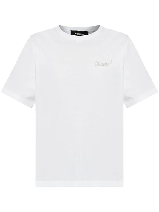 Rhinestone-Logo T-Shirt