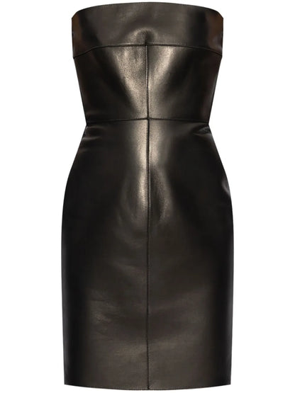 Leather Mini Dress
