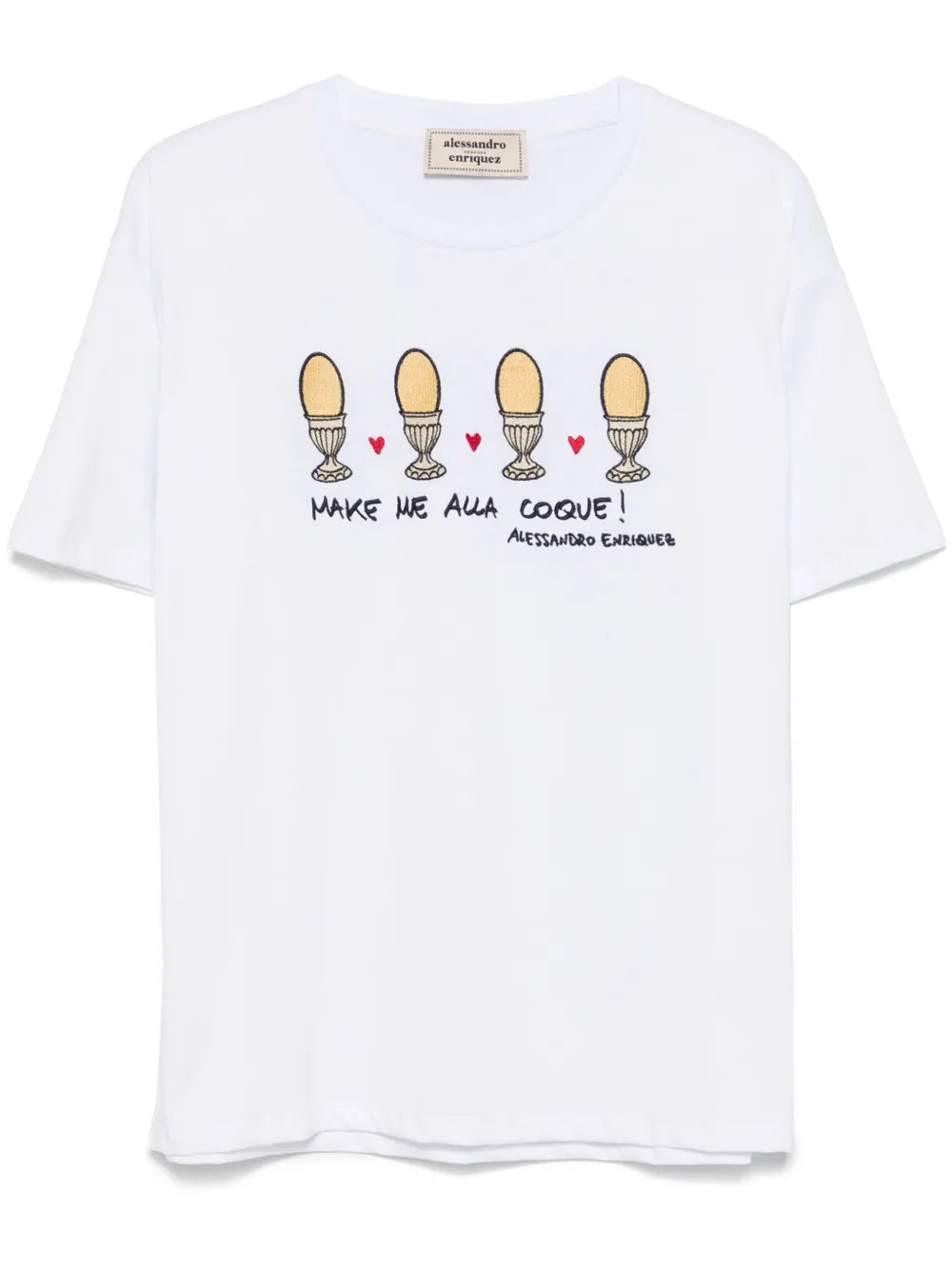 Embroidered-Motif T-Shirt