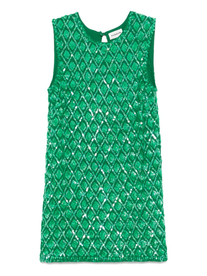 Sequin-Embellished Mini Dress