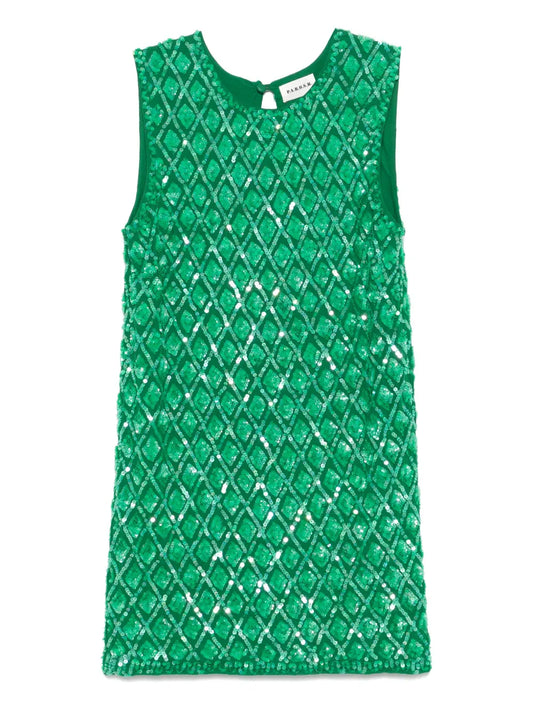 Sequin-Embellished Mini Dress