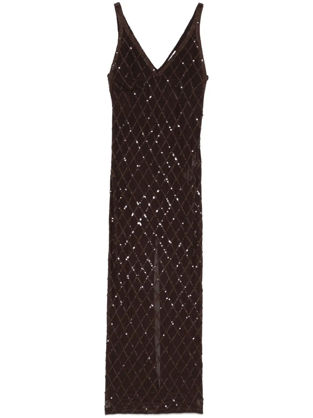 Sequinned Midi Dress