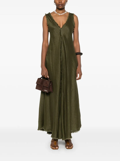 Linen Maxi Dress