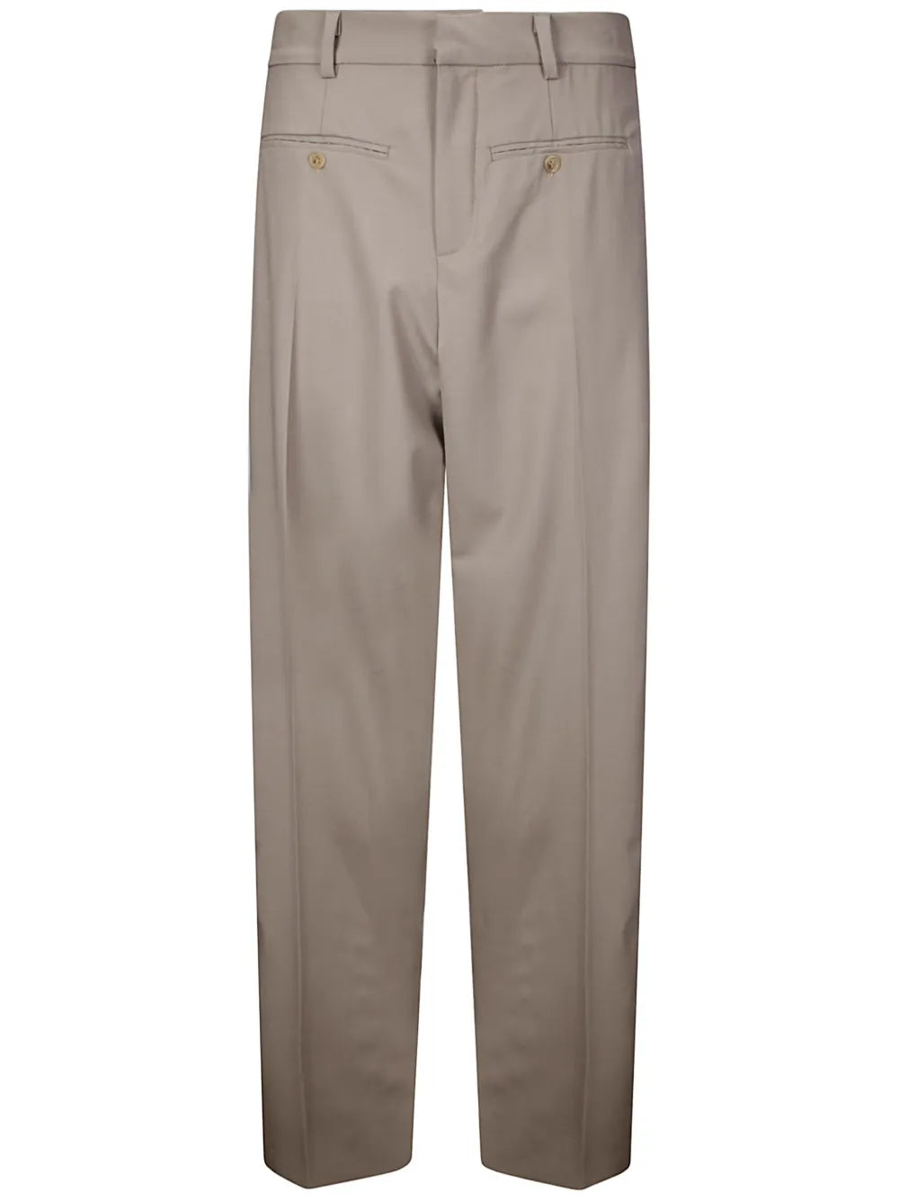 Wool Straight-Leg Trousers
