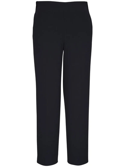 Velvet-Trim Cropped Trousers