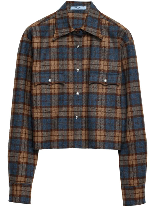 Checked Wool Shirt