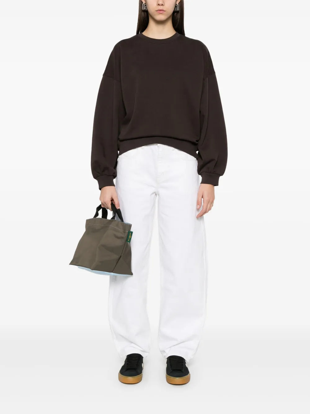 Low Slung Barrel Jeans