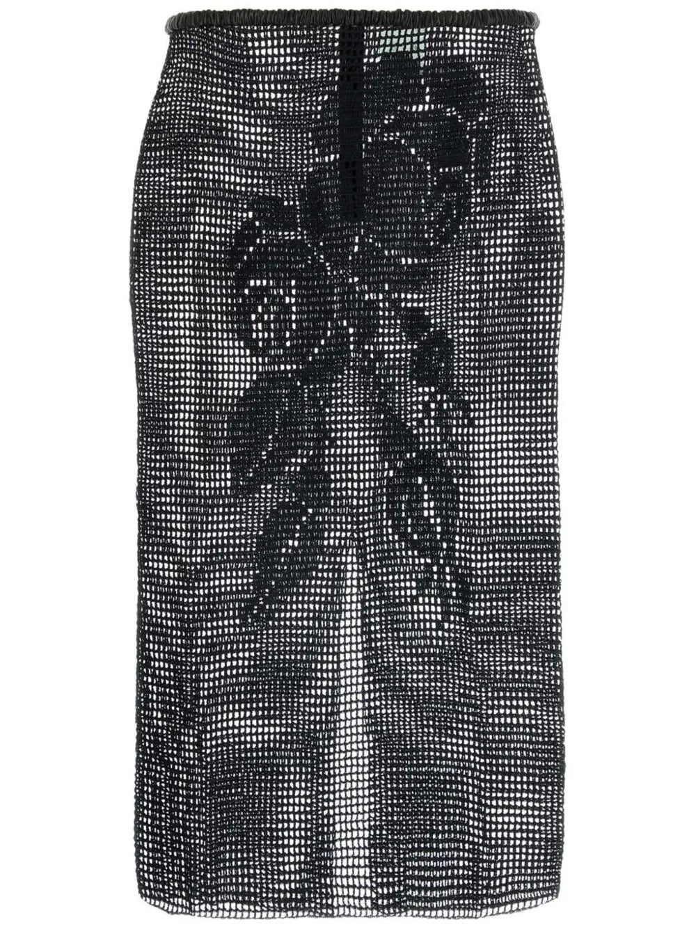 Crochet-Knit Skirt