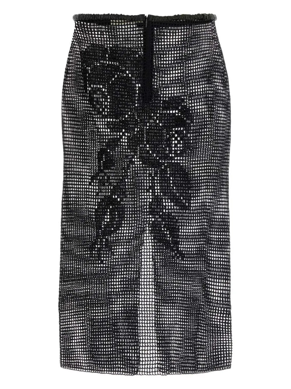 Crochet-Knit Skirt