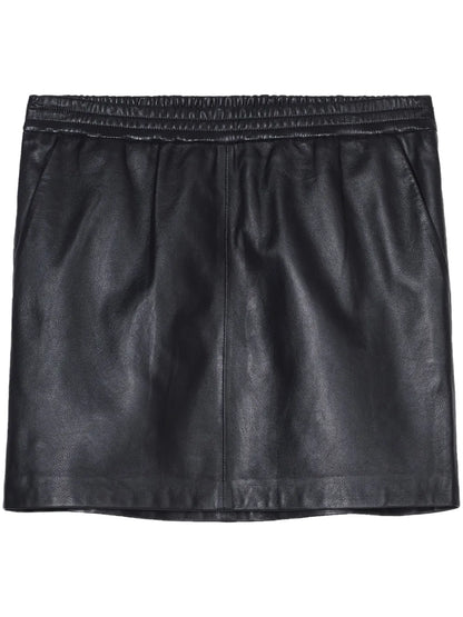Leather Mini Skirt